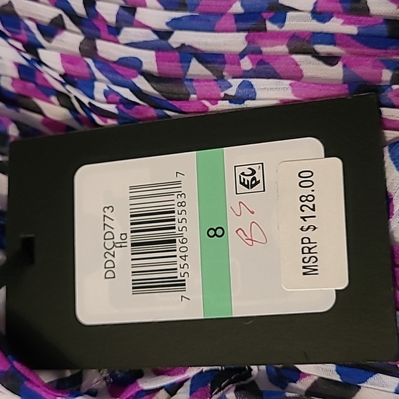 Dkny midi dress sleeveless soze 8 - Picture 12 of 12